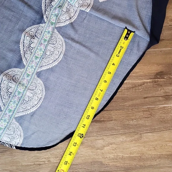 Cupio Medallion Floral Print Sleeveless Dress, Size Small - Picture 6 of 9